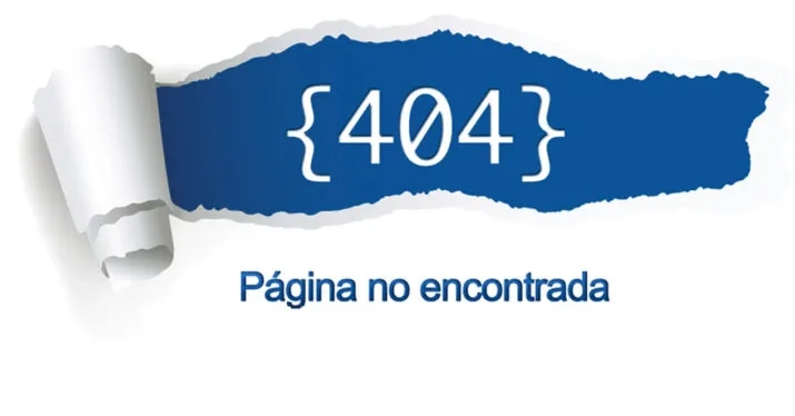 404 pagina no encontrada
